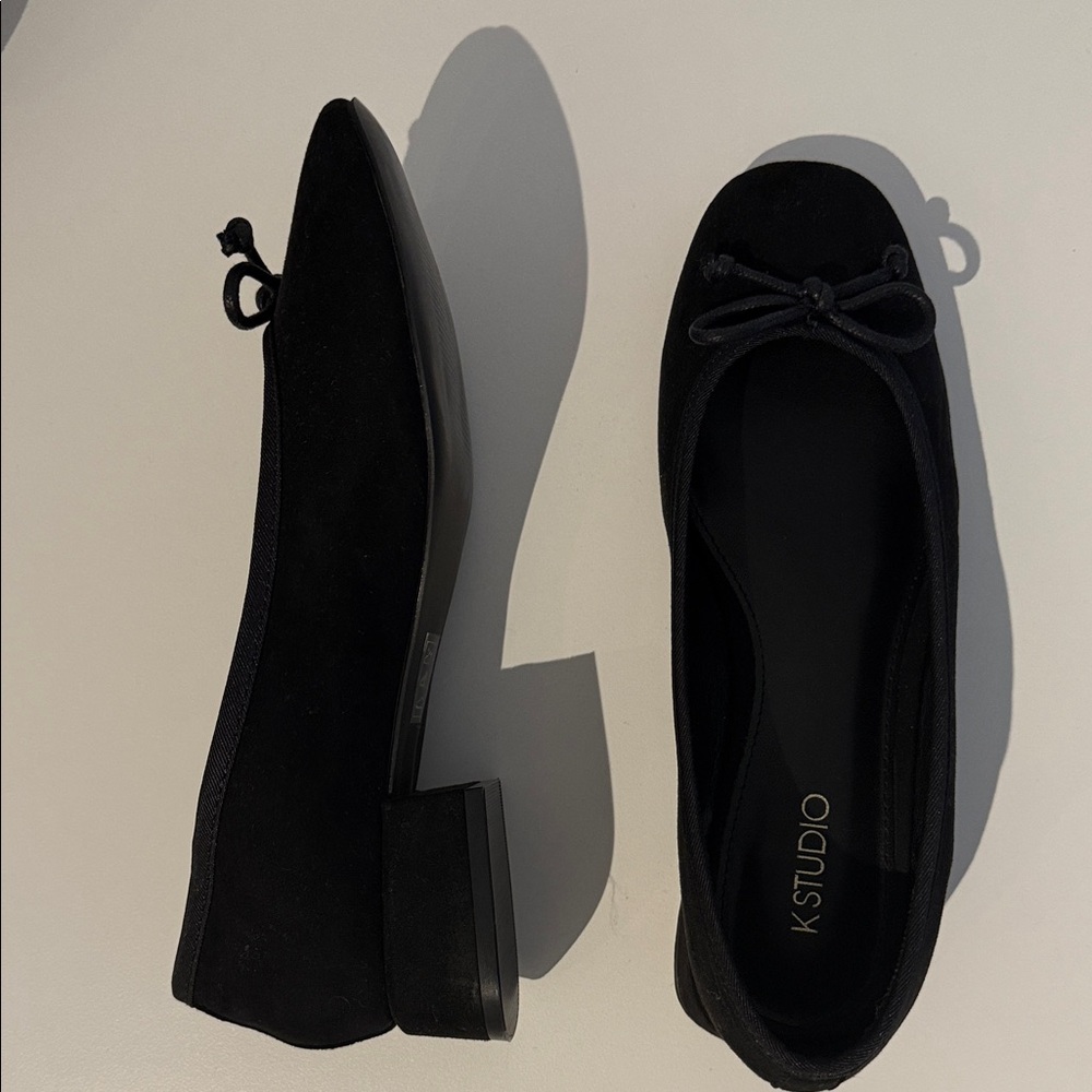 Studio Black Suede Loafers